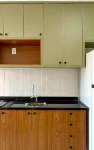 Studio para alugar com 28m², 1 quarto e sem vaga Studio para alugar com 28m², 1 quarto e sem vagaCozinha