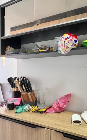 Apartamento à venda com 40m², 2 quartos e sem vaga Apartamento à venda com 40m², 2 quartos e sem vagaCozinha e Área de Serviço