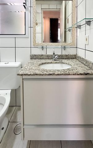 Apartamento para alugar com 56m², 3 quartos e 1 vagaBanheiro Social