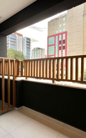 Studio à venda com 26m², 1 quarto e sem vaga Studio à venda com 26m², 1 quarto e sem vagaVaranda