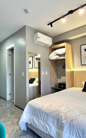 Studio à venda com 26m², 1 quarto e sem vaga Studio à venda com 26m², 1 quarto e sem vagaSala/Quarto