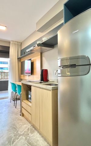 Studio à venda com 26m², 1 quarto e sem vaga Studio à venda com 26m², 1 quarto e sem vagaCozinha