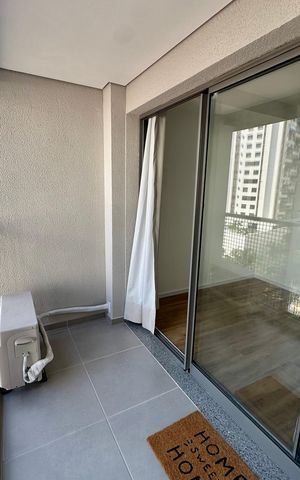Studio para alugar com 24m², 1 quarto e sem vagaVaranda