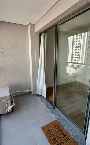 Studio para alugar com 24m², 1 quarto e sem vagaVaranda
