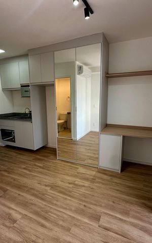 Studio para alugar com 24m², 1 quarto e sem vagaStudio