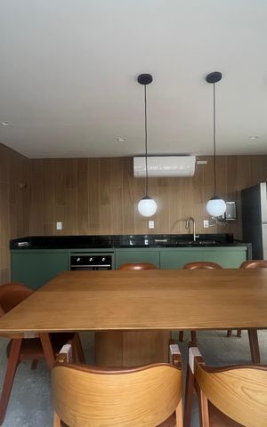 Apartamento à venda com 44m², 1 quarto e 1 vaga Apartamento à venda com 44m², 1 quarto e 1 vagaEspaço Gourmet