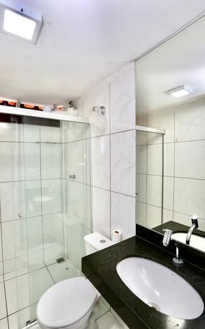 Casa para alugar com 80m², 2 quartos e sem vaga Casa para alugar com 80m², 2 quartos e sem vagaBanheiro Social