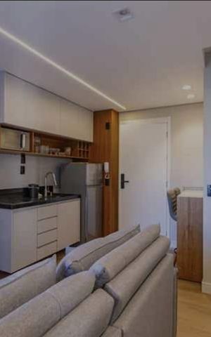 Apartamento à venda com 29m², 1 quarto e sem vaga Apartamento à venda com 29m², 1 quarto e sem vagaSala/Quarto