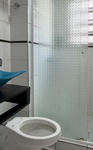 Apartamento para alugar com 44m², 1 quarto e 1 vagaBanheiro
