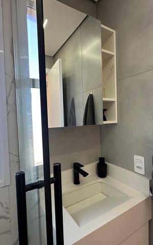 Apartamento à venda com 58m², 3 quartos e 1 vaga Apartamento à venda com 58m², 3 quartos e 1 vagaBanheiro