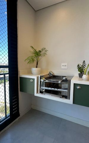 Apartamento à venda com 58m², 3 quartos e 1 vaga Apartamento à venda com 58m², 3 quartos e 1 vagaChurrasqueira