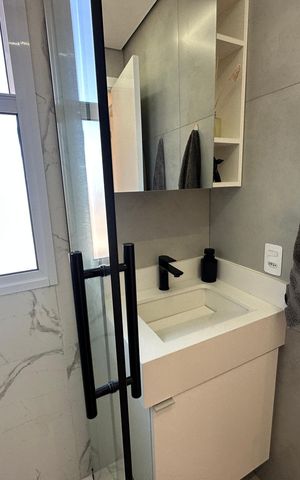 Apartamento à venda com 58m², 3 quartos e 1 vaga Apartamento à venda com 58m², 3 quartos e 1 vagaBanheiro