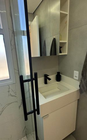 Apartamento à venda com 58m², 3 quartos e 1 vaga Apartamento à venda com 58m², 3 quartos e 1 vagaBanheiro