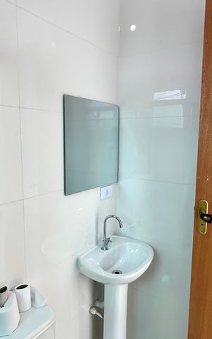 Casa à venda com 125m², 3 quartos e 2 vagas Casa à venda com 125m², 3 quartos e 2 vagasBanheiro da Suíte