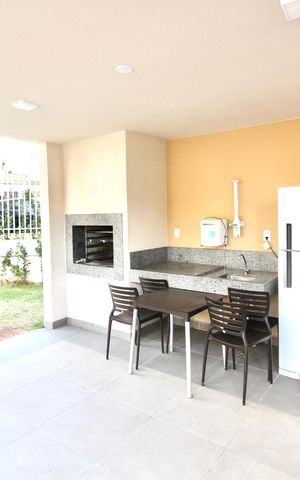 Apartamento para alugar com 35m², 2 quartos e sem vaga Apartamento para alugar com 35m², 2 quartos e sem vagaÁrea comum - Churrasqueira