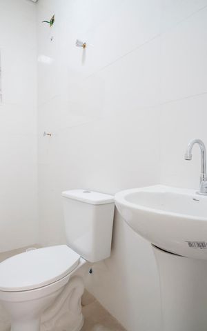 Casa para alugar com 100m², 2 quartos e 1 vagaBanheiro 1