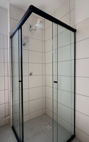 Apartamento para alugar com 45m², 2 quartos e 1 vaga Apartamento para alugar com 45m², 2 quartos e 1 vagaBanheiro Social