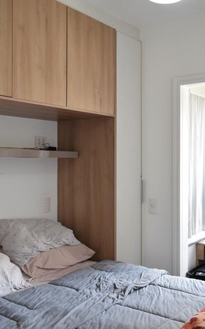 Apartamento para alugar com 32m², 1 quarto e 1 vagaQuarto