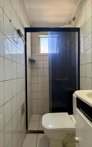Apartamento para alugar com 45m², 2 quartos e 1 vaga Apartamento para alugar com 45m², 2 quartos e 1 vagaBanheiro