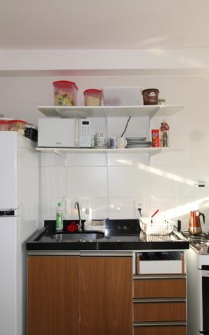 Apartamento à venda com 38m², 2 quartos e sem vagaCozinha e Área de Serviço