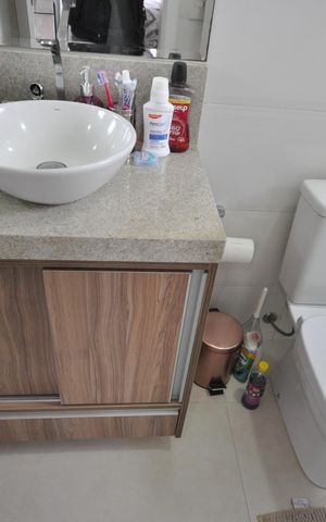 Apartamento à venda com 50m², 2 quartos e 1 vagaBanheiro do quarto suíte