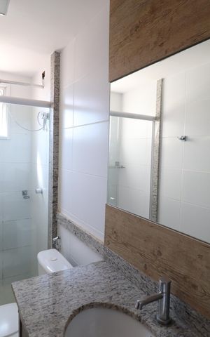 Apartamento para alugar com 74m², 2 quartos e 2 vagasBanheiro Social