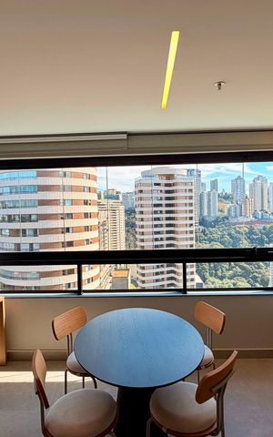 Apartamento para alugar com 43m², 1 quarto e 1 vaga Apartamento para alugar com 43m², 1 quarto e 1 vagaSala de Jantar