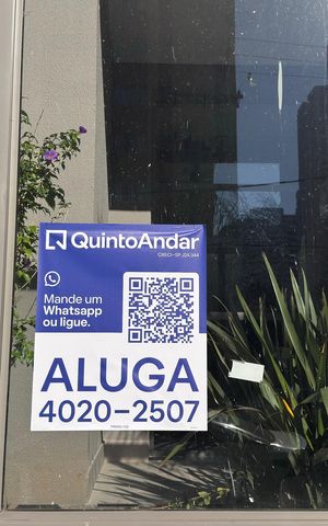 Apartamento para alugar com 27m², 1 quarto e sem vaga Apartamento para alugar com 27m², 1 quarto e sem vagaPlaca