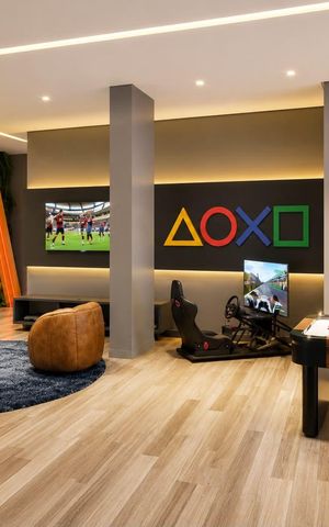 Apartamento para alugar com 66m², 2 quartos e 1 vaga Apartamento para alugar com 66m², 2 quartos e 1 vagaÁrea comum - Sala de jogos