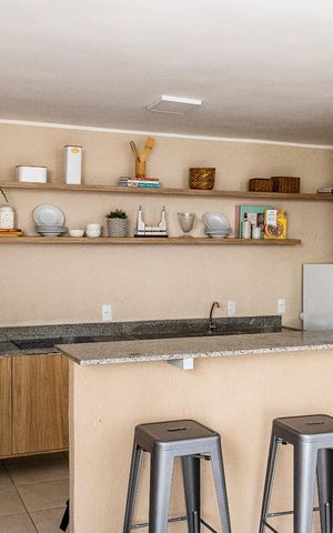 Apartamento para alugar com 42m², 2 quartos e 1 vaga Apartamento para alugar com 42m², 2 quartos e 1 vagaÁrea comum - Churrasqueira