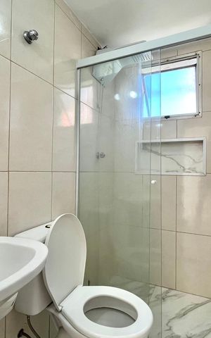 Apartamento para alugar com 56m², 2 quartos e 1 vaga Apartamento para alugar com 56m², 2 quartos e 1 vagaBanheiro