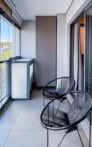 Apartamento para alugar com 44m², 1 quarto e 1 vaga