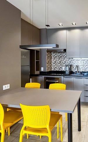 Apartamento para alugar com 44m², 1 quarto e 1 vaga
