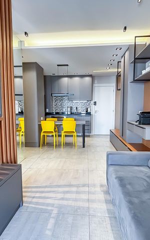 Apartamento para alugar com 44m², 1 quarto e 1 vaga