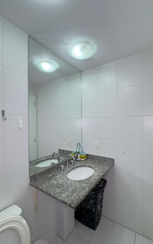 Apartamento para alugar com 30m², 1 quarto e 1 vagaBanheiro da Suíte