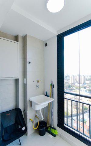 Apartamento para alugar com 48m², 2 quartos e 1 vagaSala - Varanda da Sala