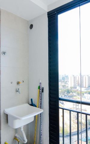 Apartamento para alugar com 48m², 2 quartos e 1 vagaSala - Varanda da Sala