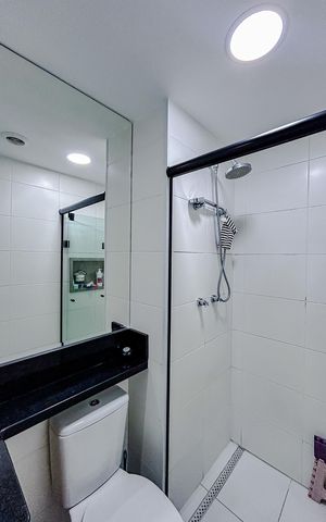 Apartamento à venda com 68m², 3 quartos e 1 vagaBanheiro da Suíte