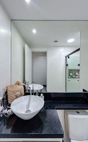 Apartamento à venda com 68m², 3 quartos e 1 vagaBanheiro da Suíte