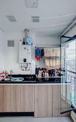 Apartamento à venda com 68m², 3 quartos e 1 vagaCozinha e Área de Serviço