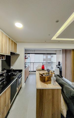Apartamento à venda com 68m², 3 quartos e 1 vagaCozinha e Área de Serviço