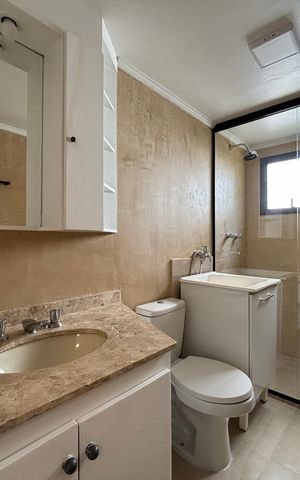 Apartamento à venda com 60m², 1 quarto e 1 vagaBanheiro