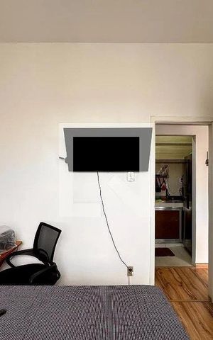 Apartamento à venda com 38m², 1 quarto e sem vagaQuarto