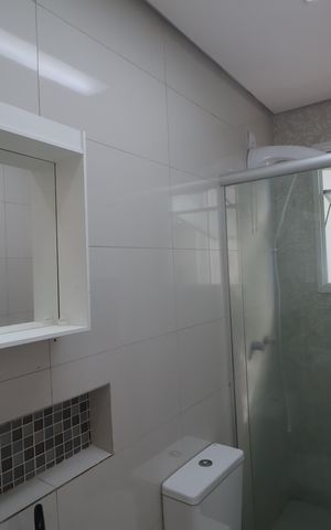 Casa de condomínio à venda com 89m², 2 quartos e 2 vagasBanheiro