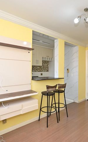 Apartamento para alugar com 47m², 2 quartos e 1 vagaSala