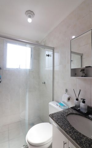 Apartamento à venda com 48m², 2 quartos e 1 vagaBanheiro Social