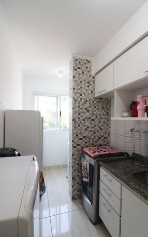 Apartamento à venda com 48m², 2 quartos e 1 vagaCozinha 
