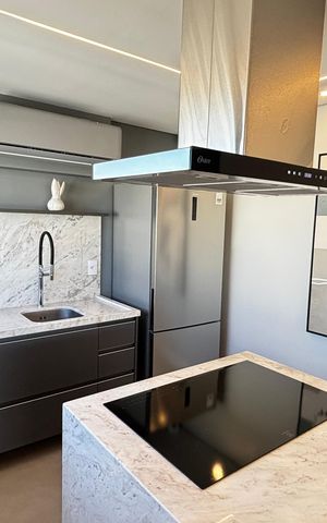 Apartamento para alugar com 42m², 1 quarto e 1 vaga Apartamento para alugar com 42m², 1 quarto e 1 vagaEspaço Gourmet