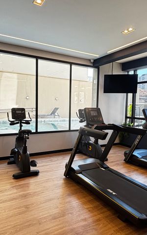 Apartamento para alugar com 42m², 1 quarto e 1 vaga Apartamento para alugar com 42m², 1 quarto e 1 vagaAcademia