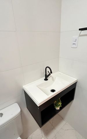 Apartamento à venda com 57m², 2 quartos e 1 vagaBanheiro Social